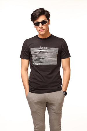 Extended Strings Print – T-Shirt For Men