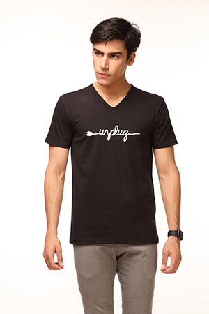 Unplug Print – T-Shirt For Men