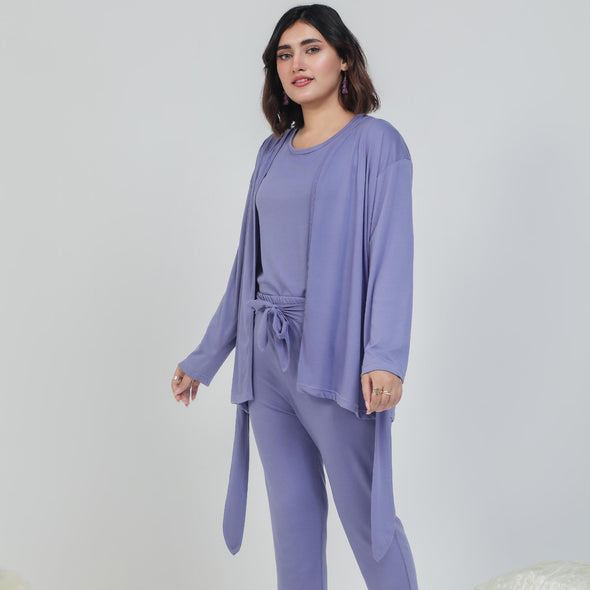 Sky Blue - 3 Piece Nightwear PJ’s