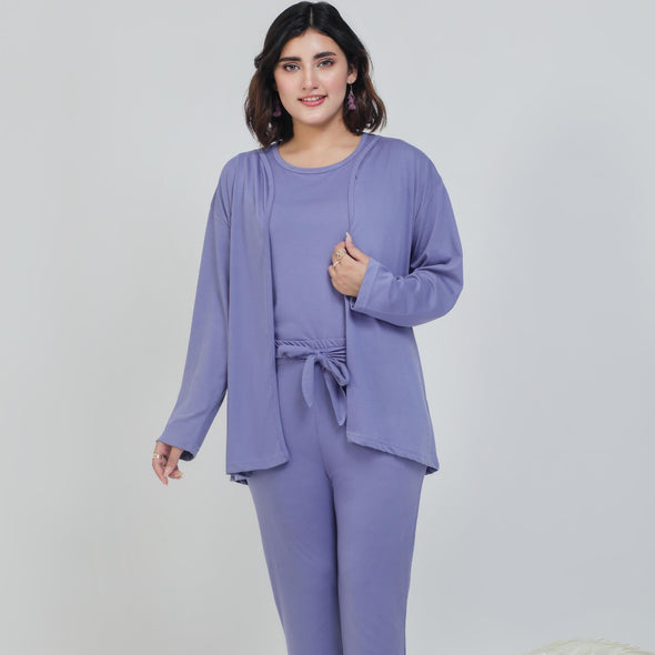 Sky Blue - 3 Piece Nightwear PJ’s