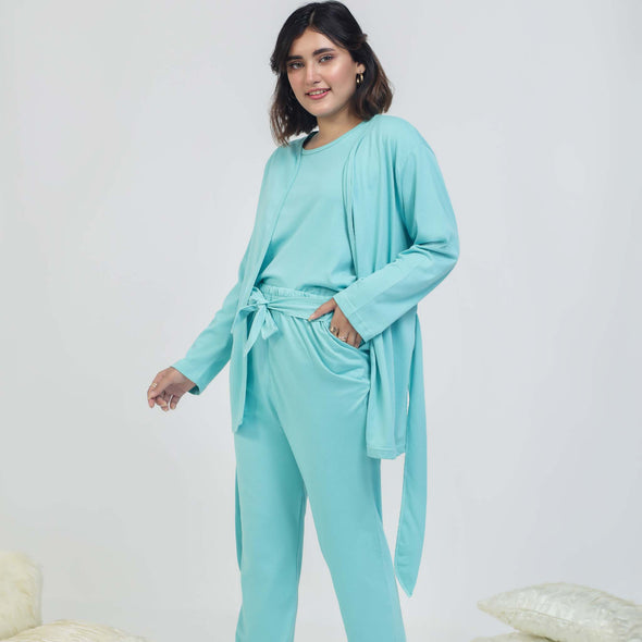 Light Green - 3 Piece Nightwear PJ’s