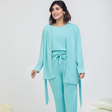 Light Green - 3 Piece Nightwear PJ’s