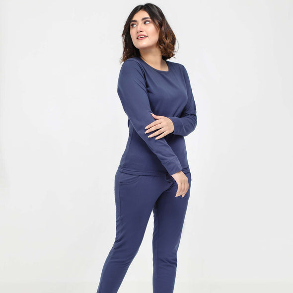 Navy Blue - Casual Loungewear